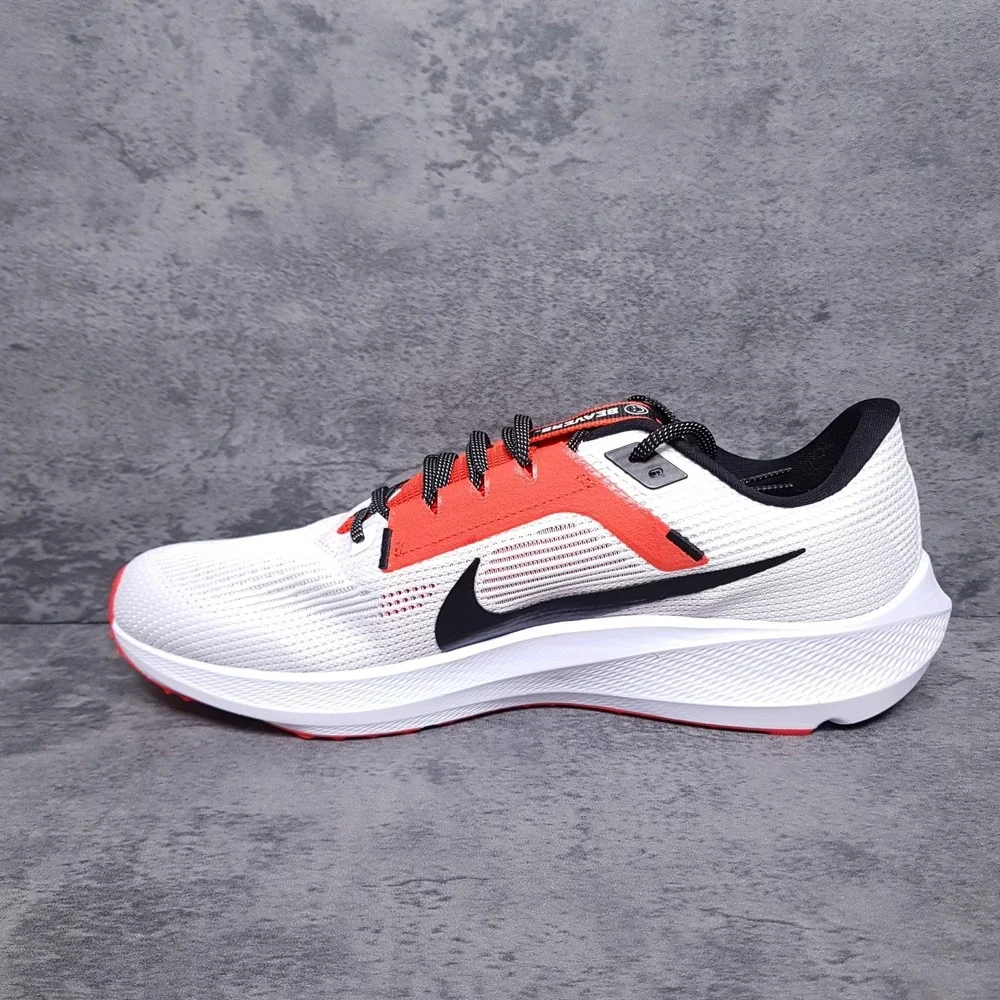 NIKE Air Zoom Pegasus 40 Oregon State Beavers Running Shoes Mens 14 White Orange